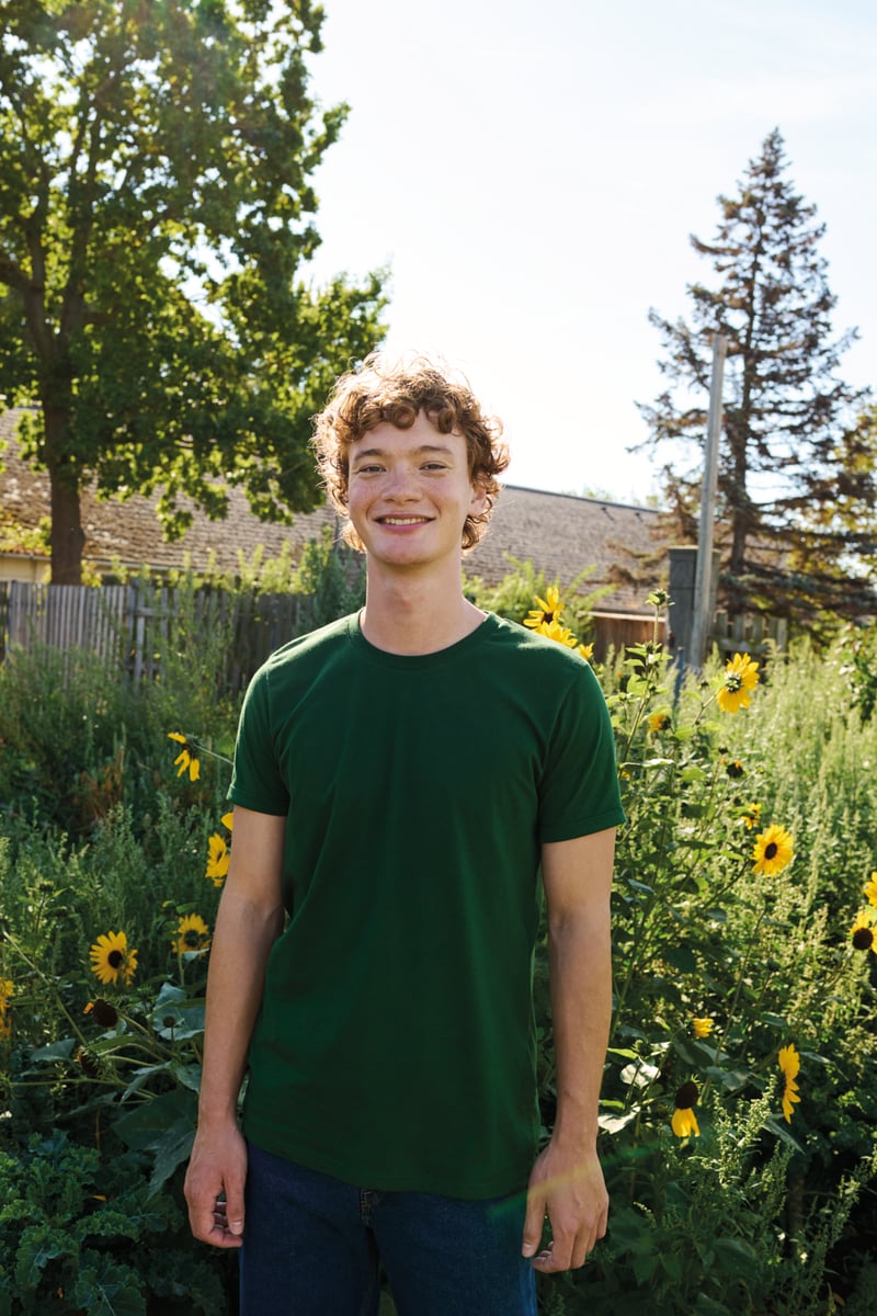 Miesten Roll Up Sleeve t-paita, Reilun kaupan puuvilla, 155g – Studio edestä