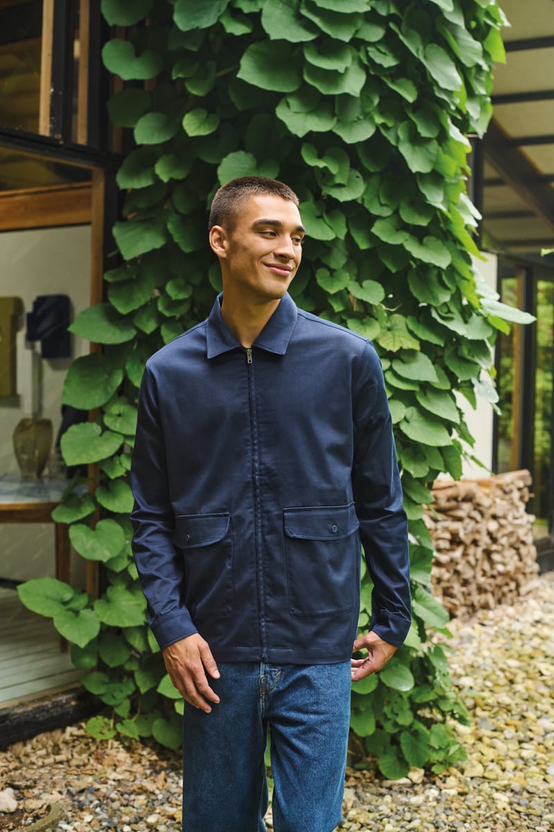 Twill-takki, Reilun kaupan puuvilla, 210g – Studio edestä