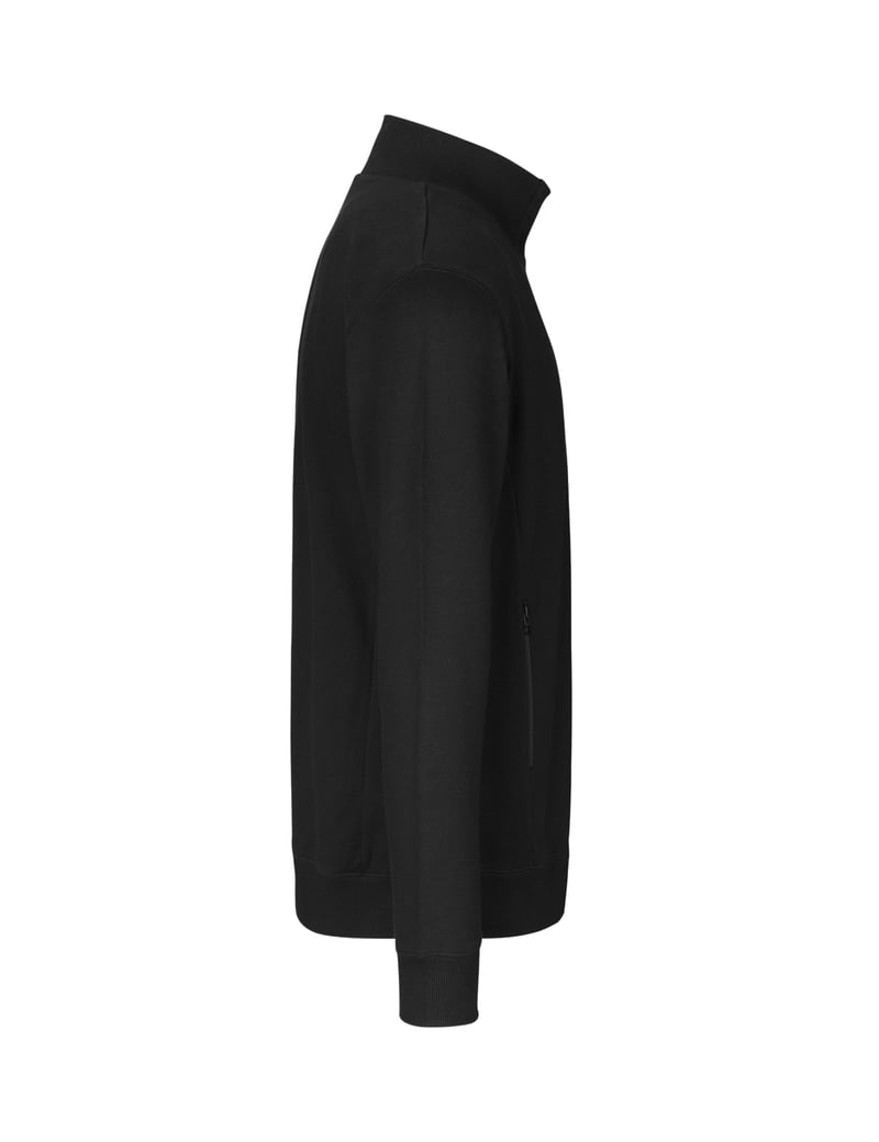 Unisex vetoketjutakki, Reilun kaupan puuvilla, 300g – Packshot takaa