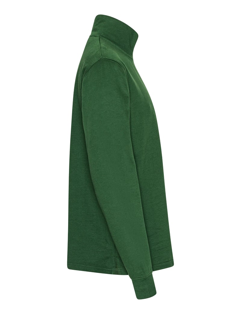 Unisex quarter-zip collegepaita, Reilun kaupan puuvilla, 300g – Packshot takaa