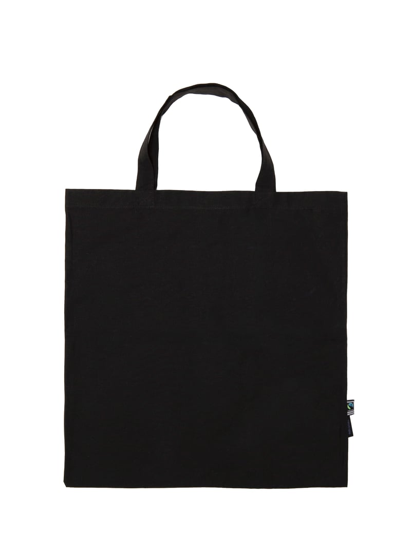 Ostoskassi lyhyillä kahvoilla, Reilun kaupan puuvilla, 120g – Studio takaa