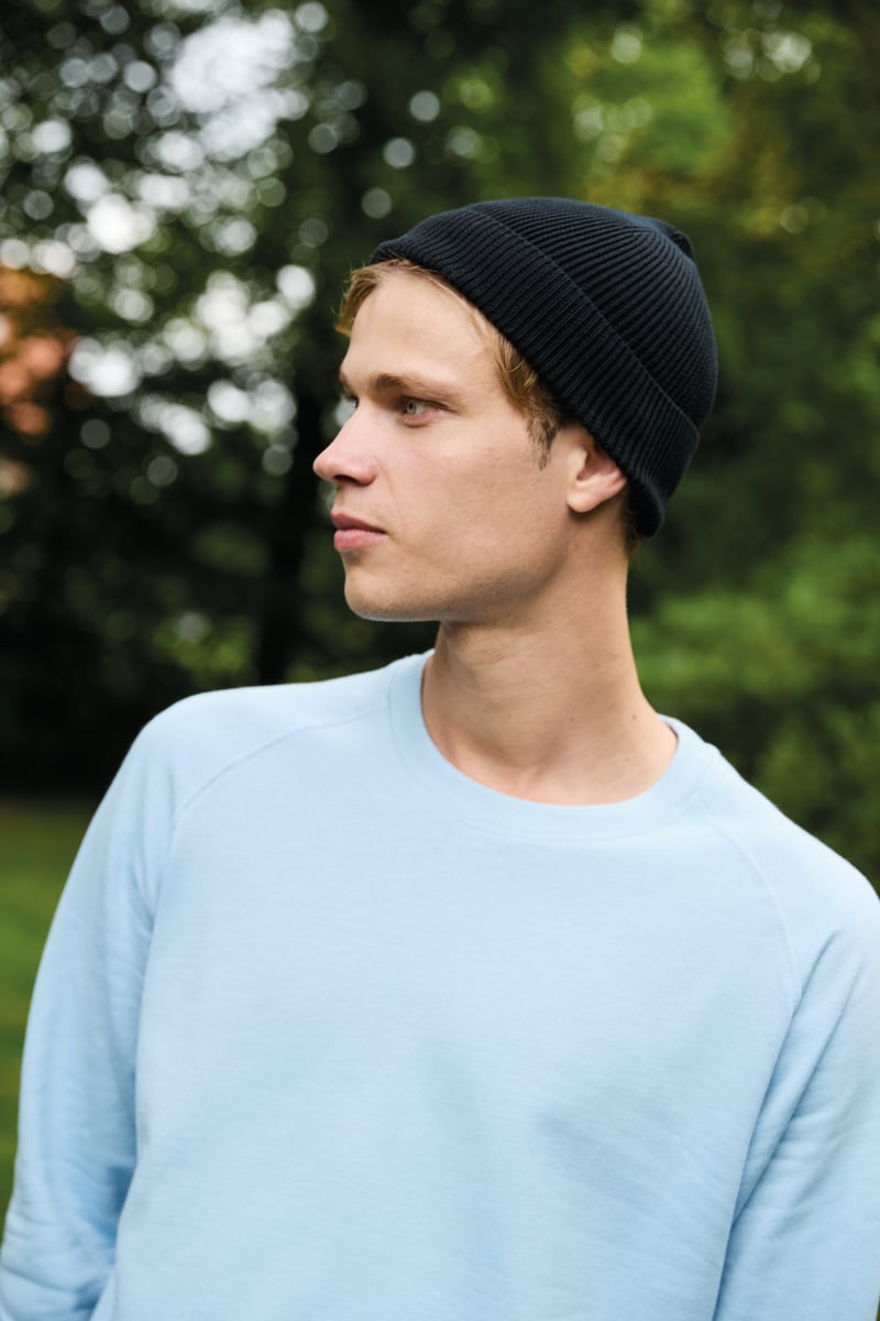 Raidallinen pipo, Reilun kaupan puuvilla, 480g – Studio edestä