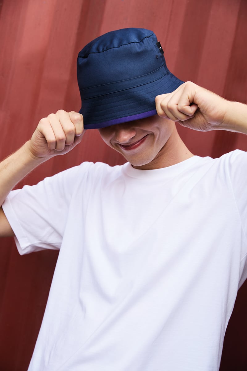 Kaksipuolinen bucket hat, Reilun kaupan puuvilla, 210g – Studio edestä