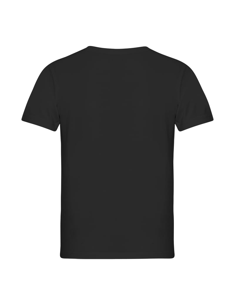 Lasten tekninen t-paita, kierrätysmateriaali, 155g – Packshot takaa