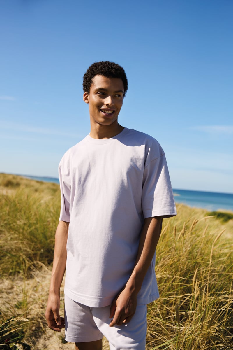 Tiger Cotton Oversized t-paita, luomupuuvilla, 220g – Studio edestä