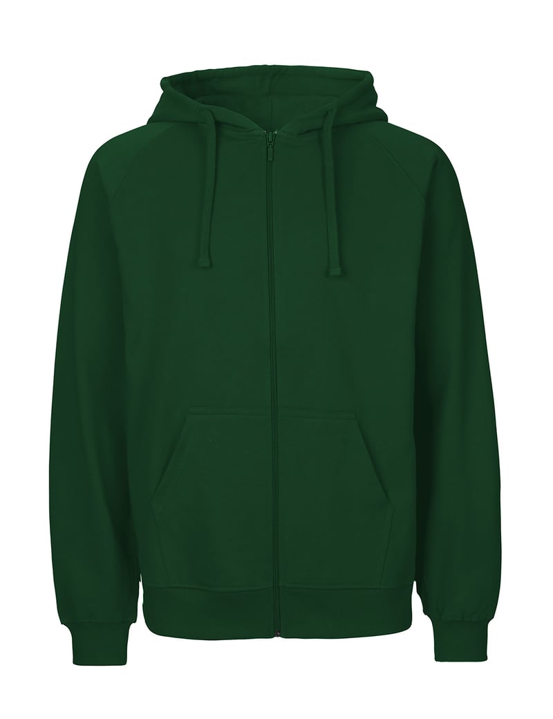 Unisex Tiger Cotton vetoketjuhuppari, luomupuuvilla, 300g – Studio takaa