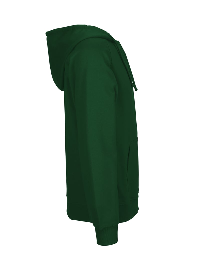 Unisex Tiger Cotton vetoketjuhuppari, luomupuuvilla, 300g – Packshot takaa