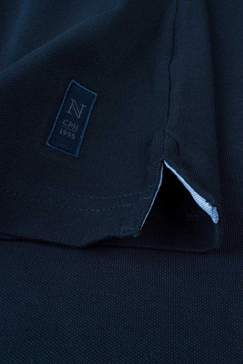 Nimbus Carlington miesten pitkähihainen pikeepaita – Packshot takaa