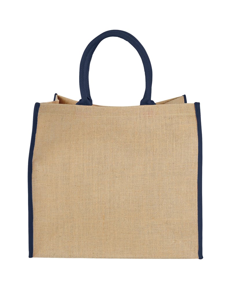 Harry juuttikassi värillisellä reunalla 25 l – Studio edestä