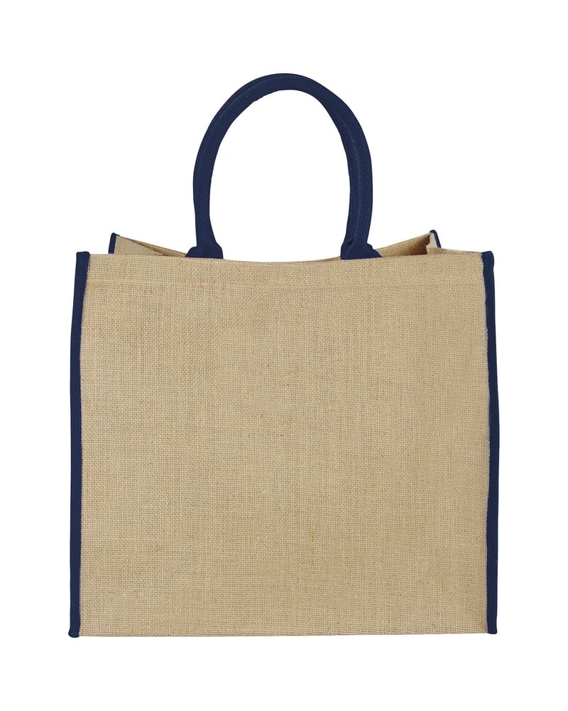 Harry juuttikassi värillisellä reunalla 25 l – Packshot edestä