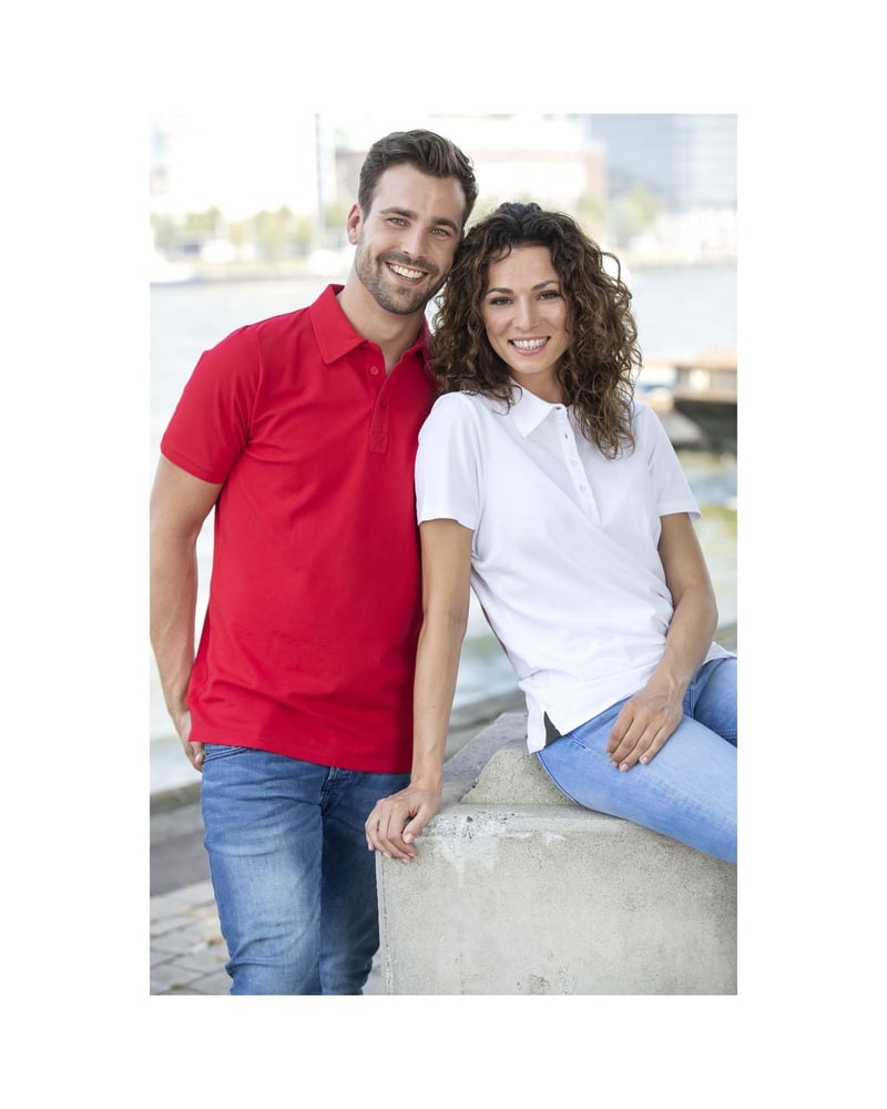 Elevate Markham miesten elastaani-pikeepaita – Packshot takaa