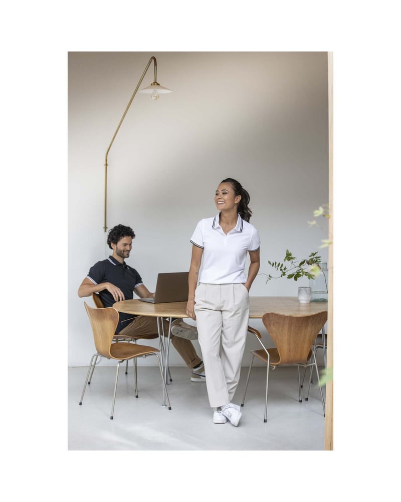 Elevate Amarago miesten BCI-puuvilla pikeepaita – kuva 5