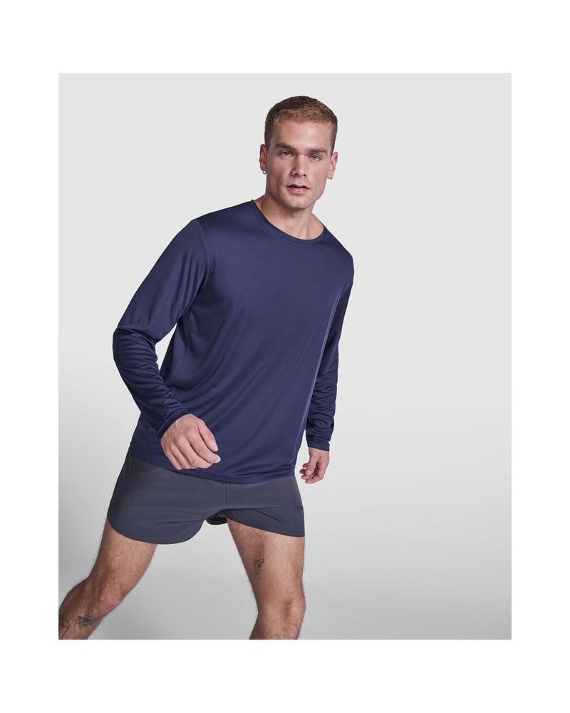 Roly Estoril unisex pitkähihainen t-paita – Packshot edestä