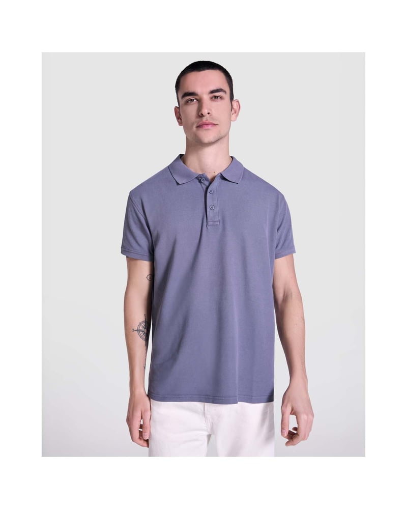 Roly Cobain unisex acid-wash pikeepaita – Packshot takaa