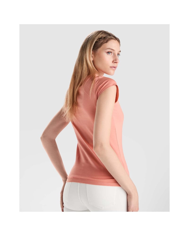 Roly Victoria naisten t-paita v-kaula-aukolla – Packshot takaa