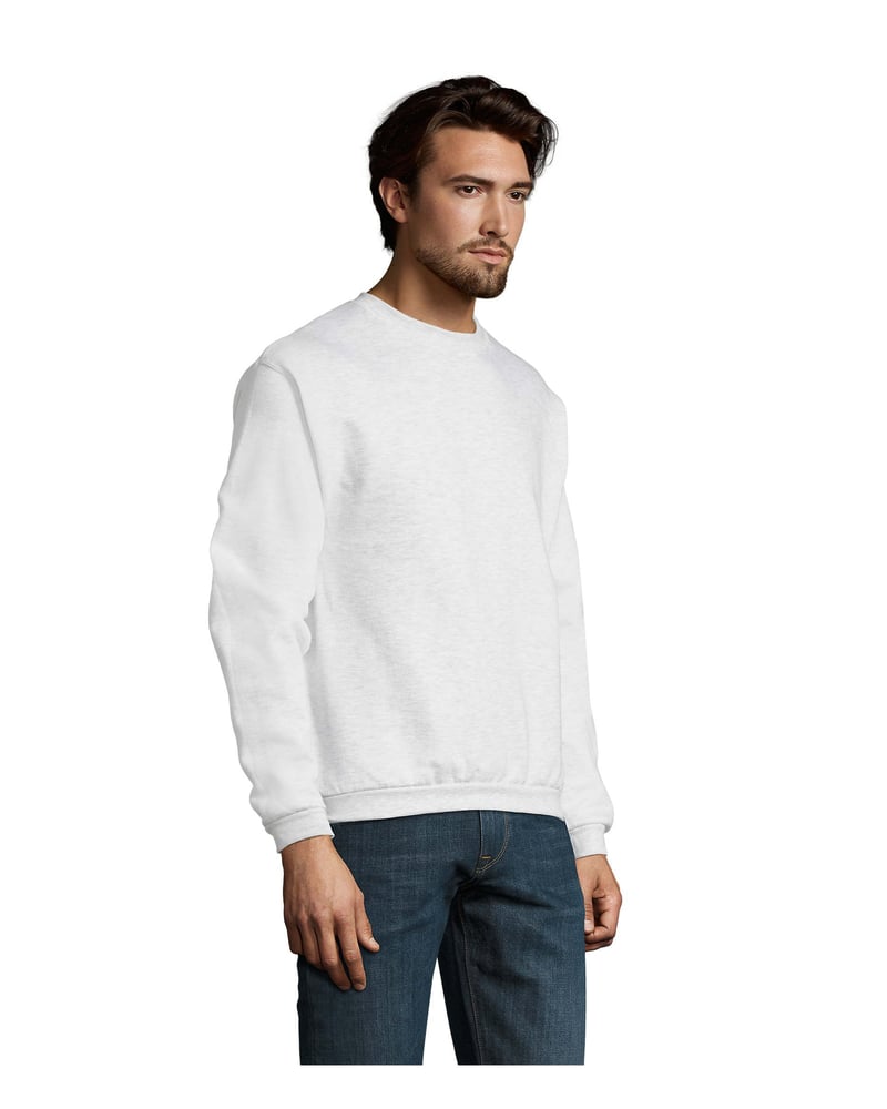 Miesten collegepaita kierrätyspolyesteri 260 g — Sol's Spider – Packshot edestä