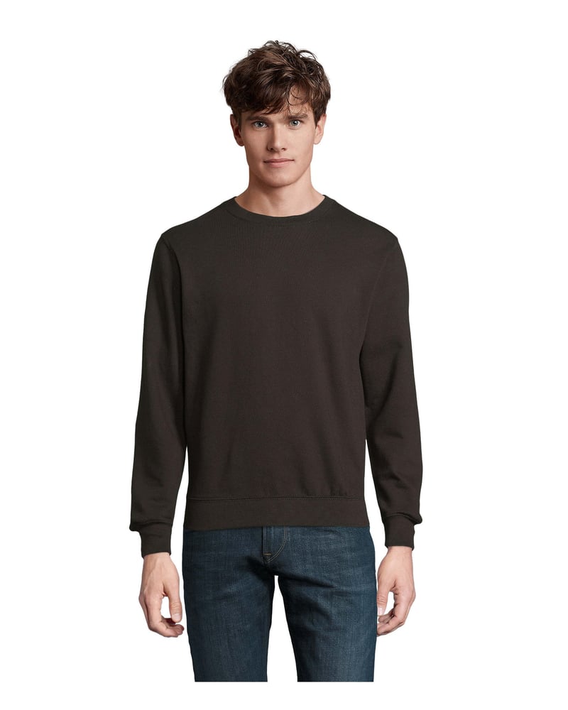 Unisex collegepaita kierrätyspuuvilla 280 g — Sol's Columbia – Studio edestä