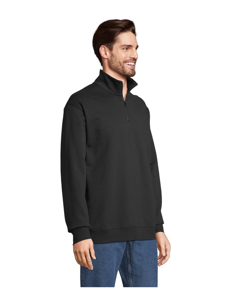 Unisex collegepaita kierrätyspolyesteri 280 g — Sol's Conrad – Packshot edestä