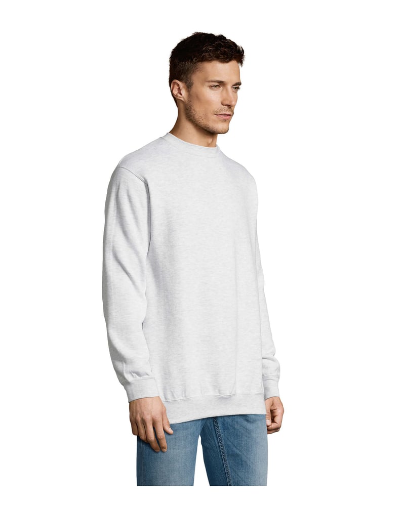 Unisex collegepaita puuvilla 280 g — Sol's New Supreme – Packshot edestä