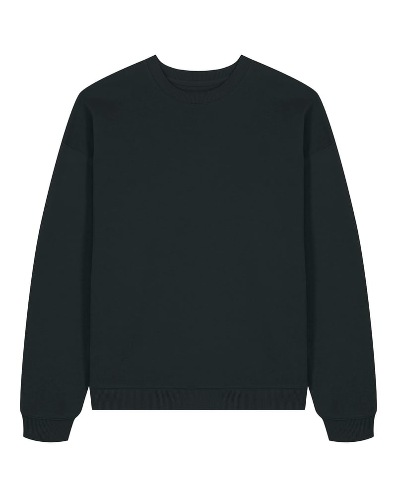 Stanley/Stella Radder 2.0 unisex collegepaita, oversized, 350 g – Packshot takaa