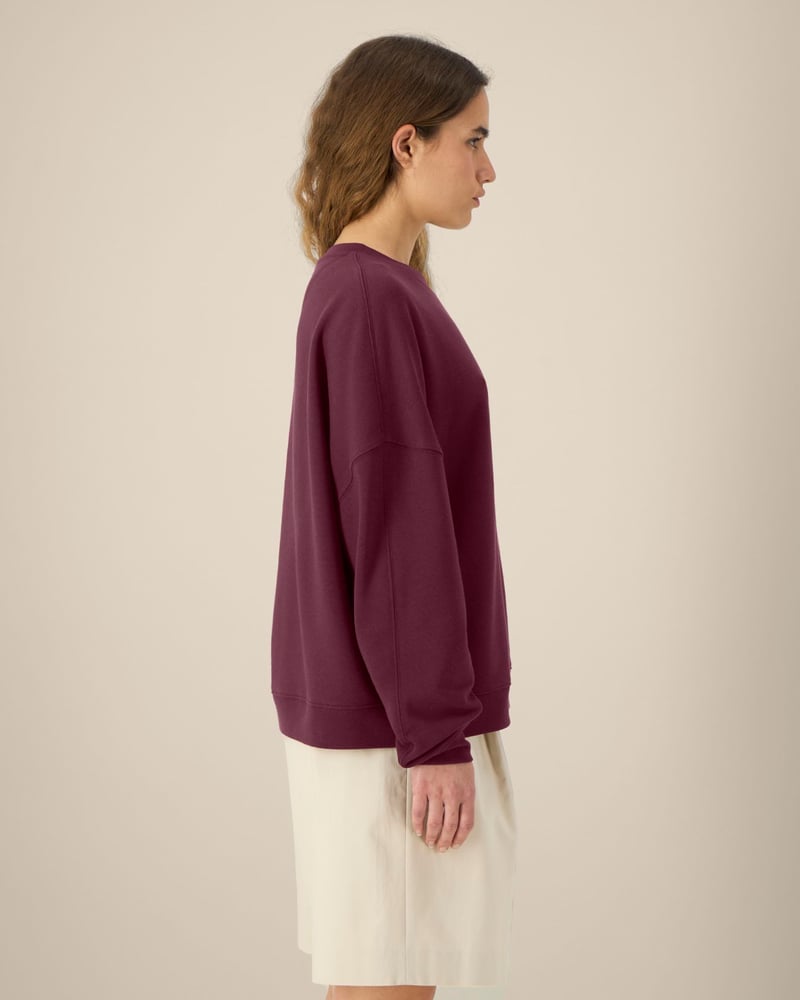 Stella Lianna naisten collegepaita, relaxed fit, 320 g – Studio edestä