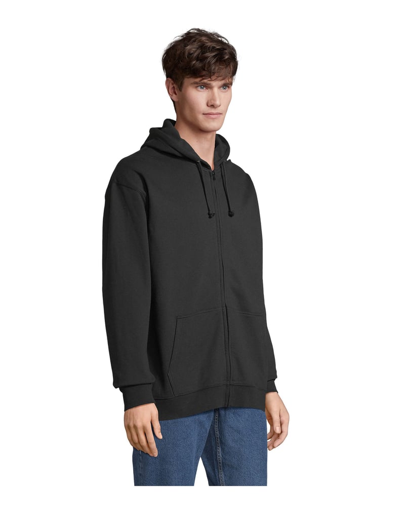 Unisex huppari kierrätyspolyesteri 280 g — Sol's Carter – Packshot edestä