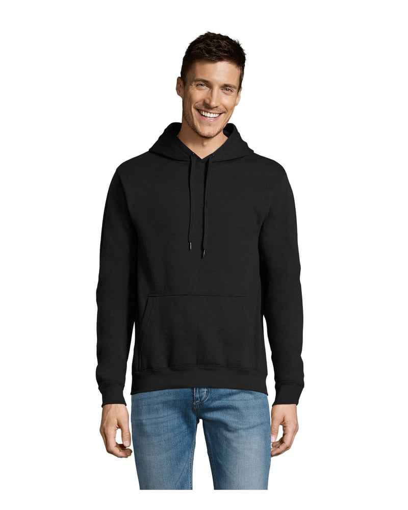 Unisex huppari kierrätyspolyesteri 320 g — Sol's Slam – Studio edestä