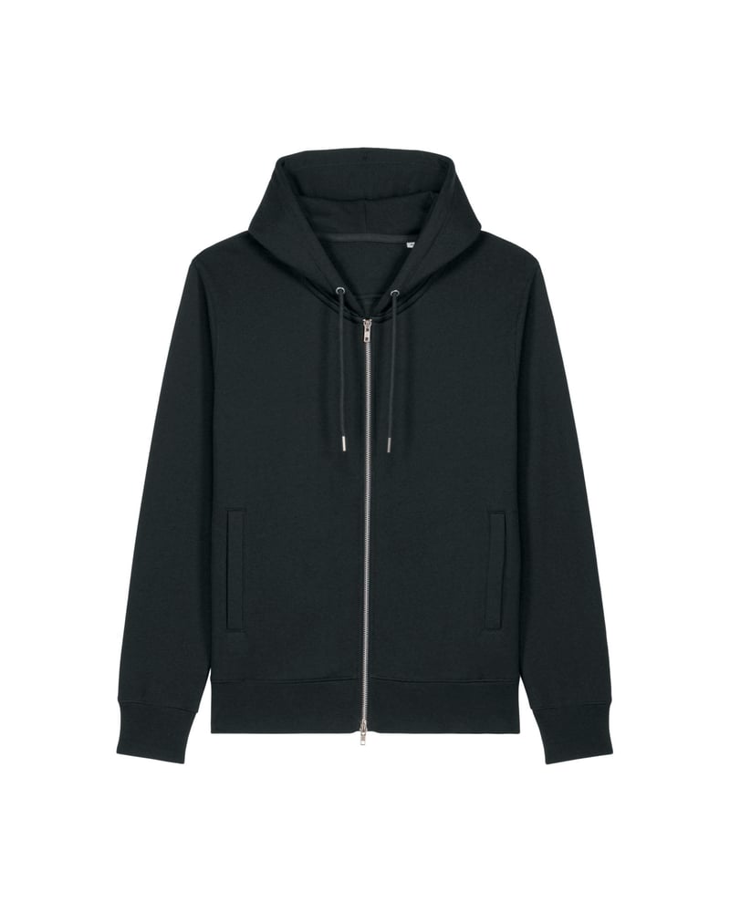 Stanley/Stella Astor unisex vetoketjullinen huppari, medium fit, 320 g – Packshot takaa