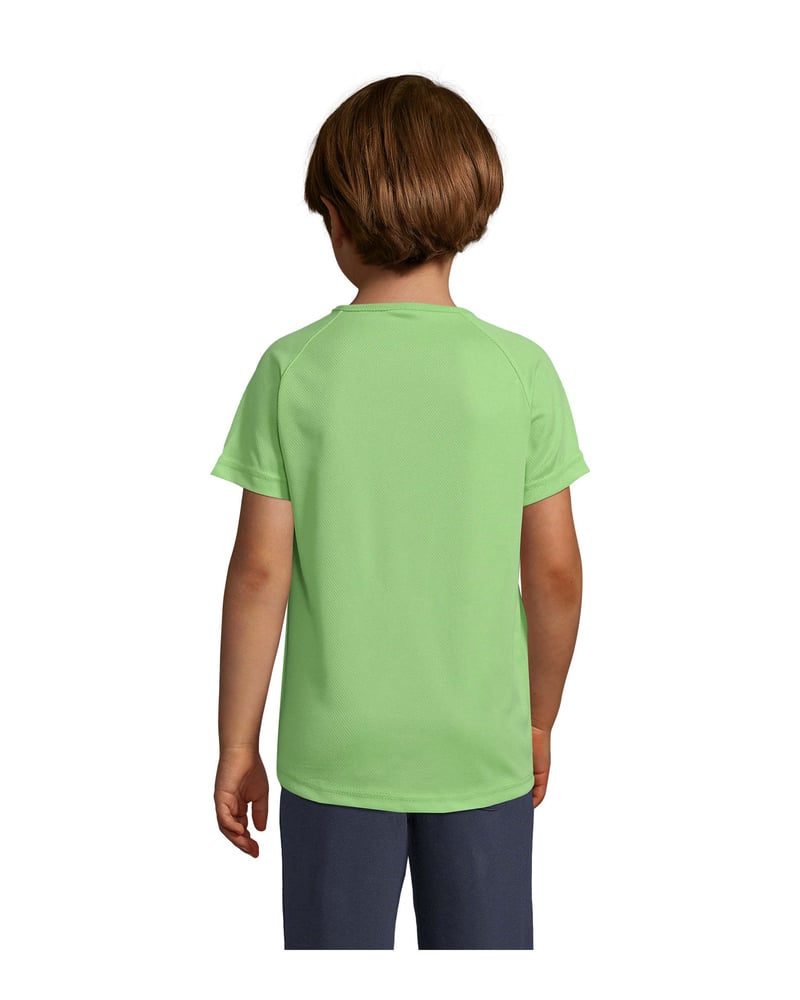 Lasten t-paita kierrätyspolyesteri 140 g — Sol's Sporty – Studio takaa