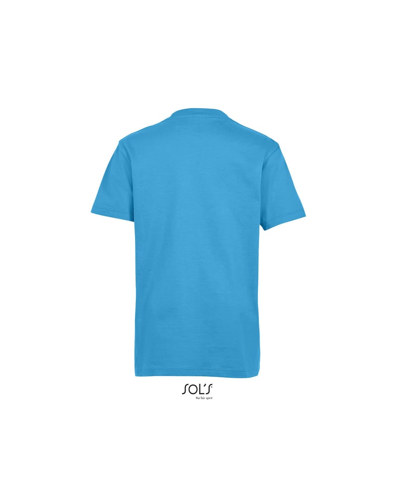 Lasten t-paita puuvilla 190 g — Sol's Imperial – Packshot edestä