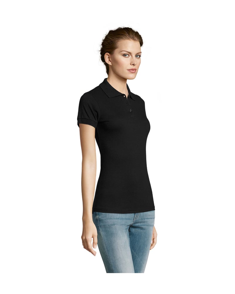 Sol's Prime naisten pikeepaita polyesteri-puuvilla 200 g – Packshot edestä