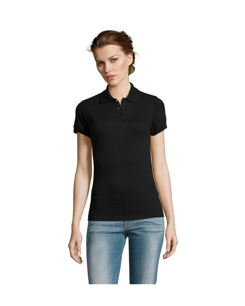 Sol's Prime naisten pikeepaita polyesteri-puuvilla 200 g – Studio edestä