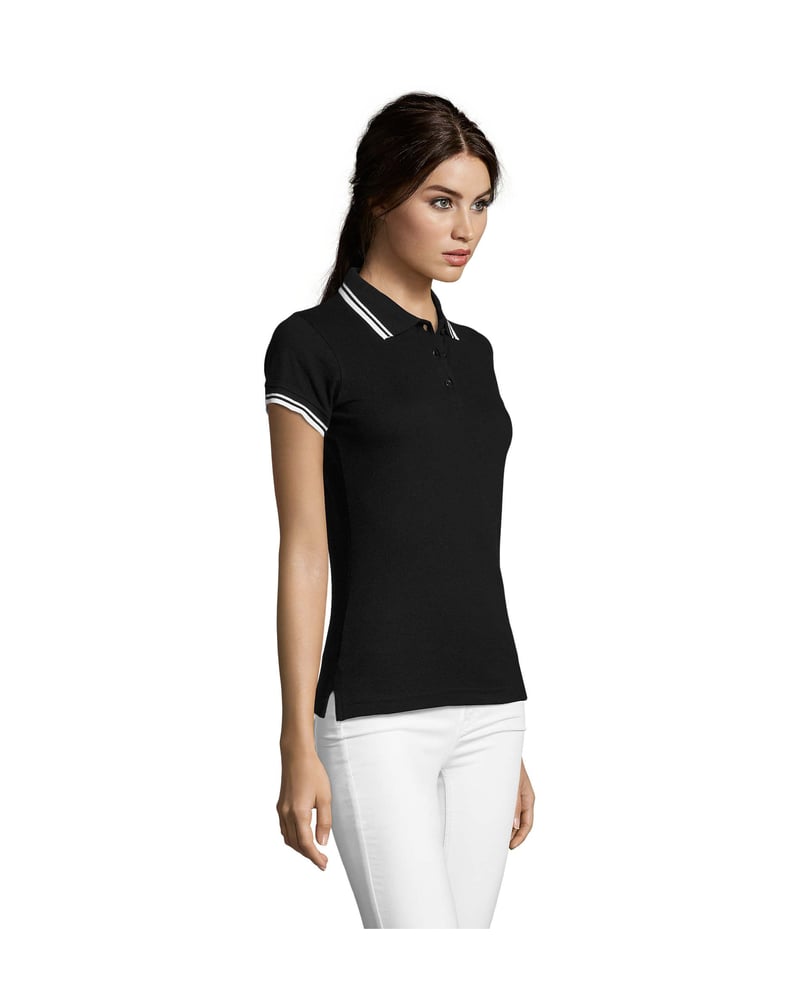 Sol's Pasadena naisten pikeepaita puuvilla 200 g – Packshot edestä