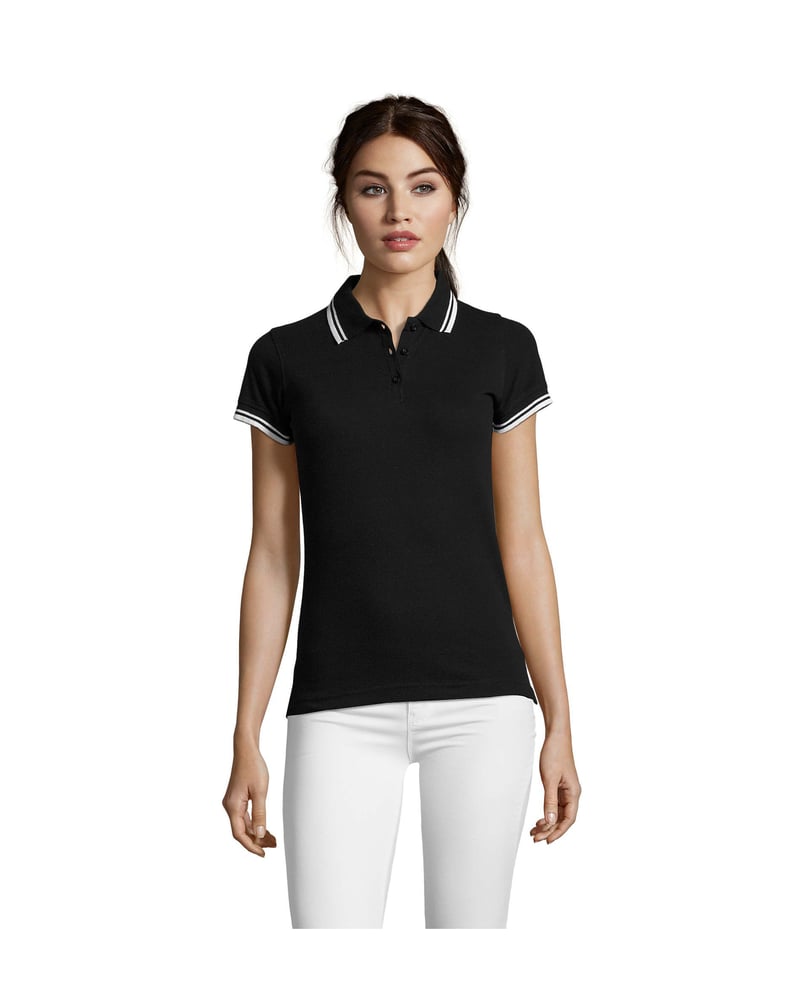 Sol's Pasadena naisten pikeepaita puuvilla 200 g – Studio edestä