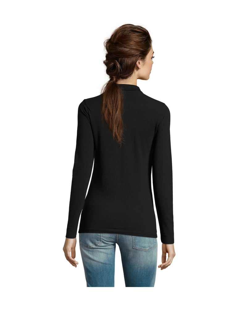 Sol's Perfect Lsl naisten pitkähihainen pikeepaita puuvilla 180 g – Studio takaa