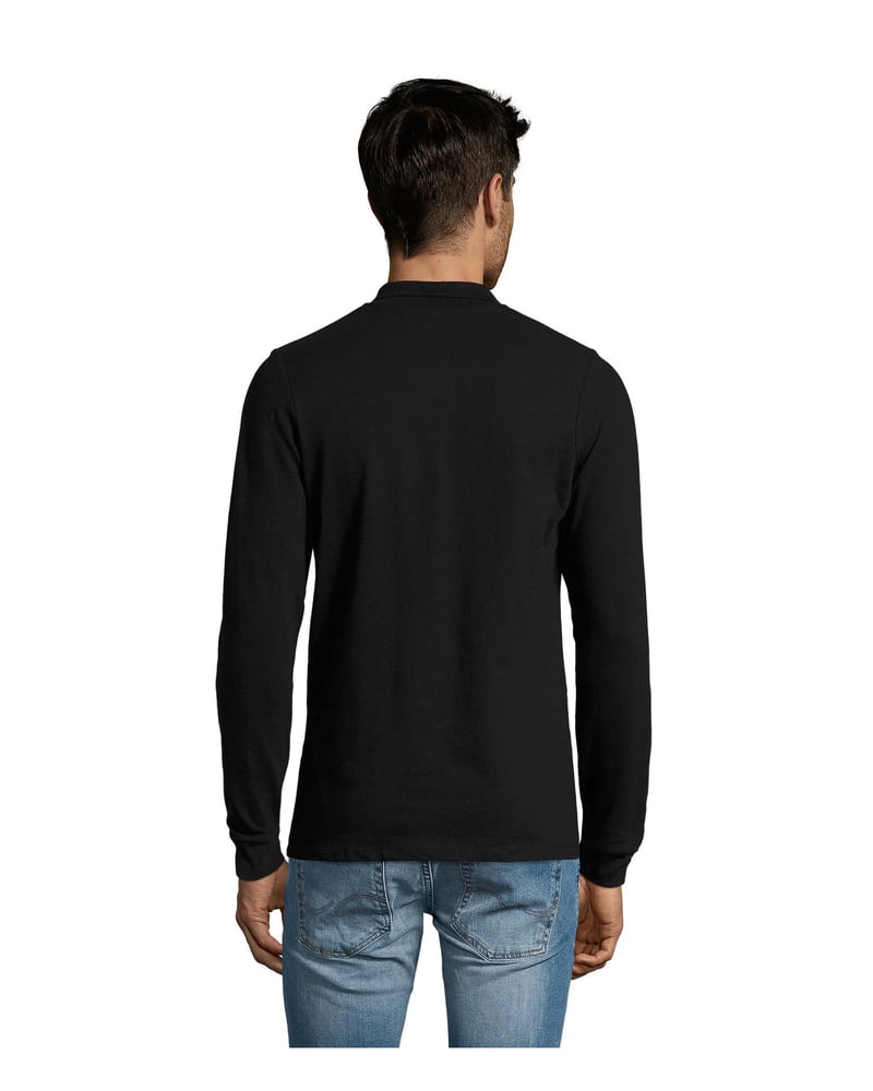 Sol's Perfect Lsl miesten pitkähihainen pikeepaita puuvilla 180 g – Studio takaa