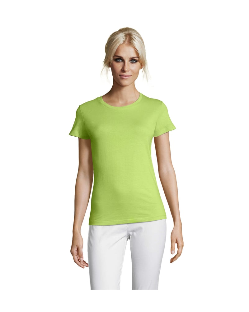 Naisten t-paita puuvilla 150 g — Sol's Regent – Studio edestä