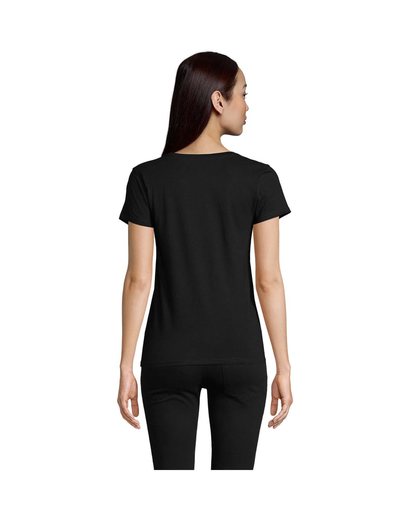 Naisten t-paita luomupuuvilla 175 g — Sol's Pioneer – Packshot edestä