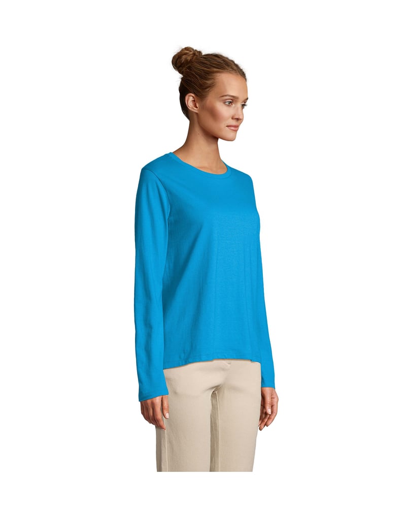 Naisten t-paita puuvilla 165 g — Sol's Monarch – Packshot edestä