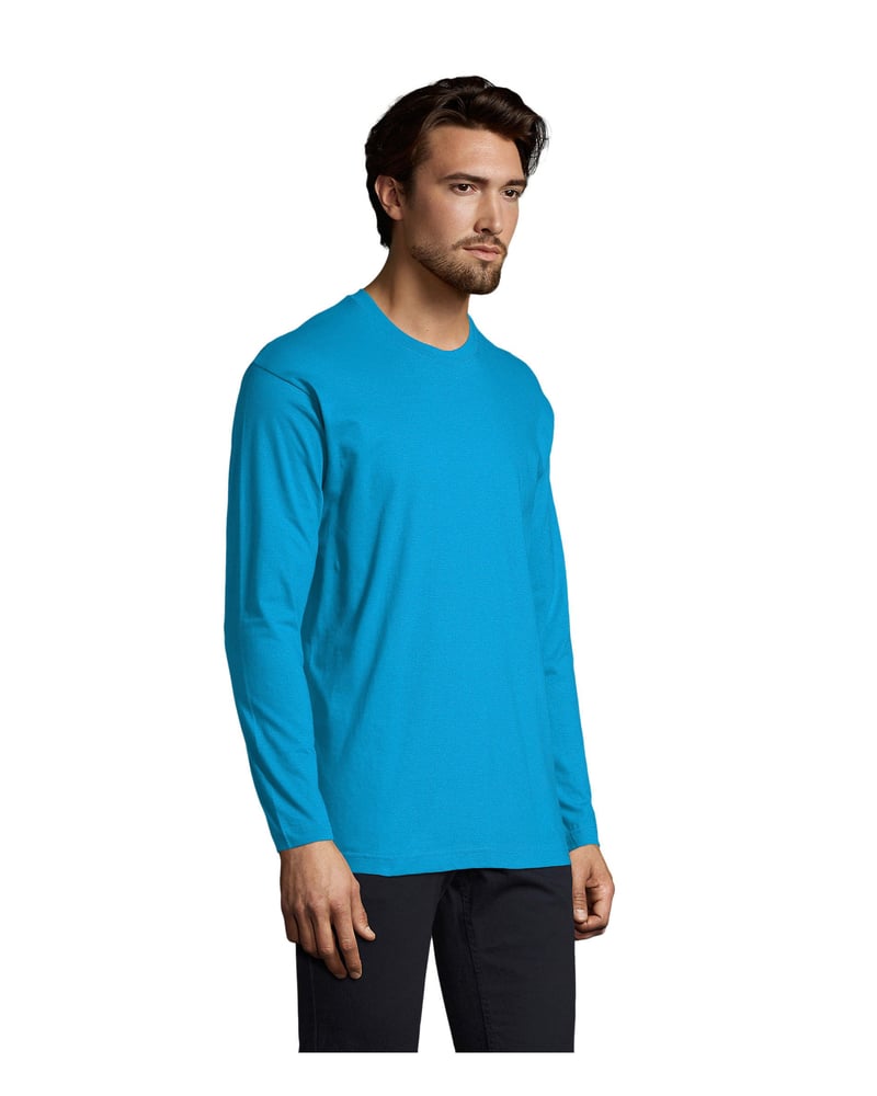 Miesten t-paita puuvilla 150 g — Sol's Monarch – Packshot edestä