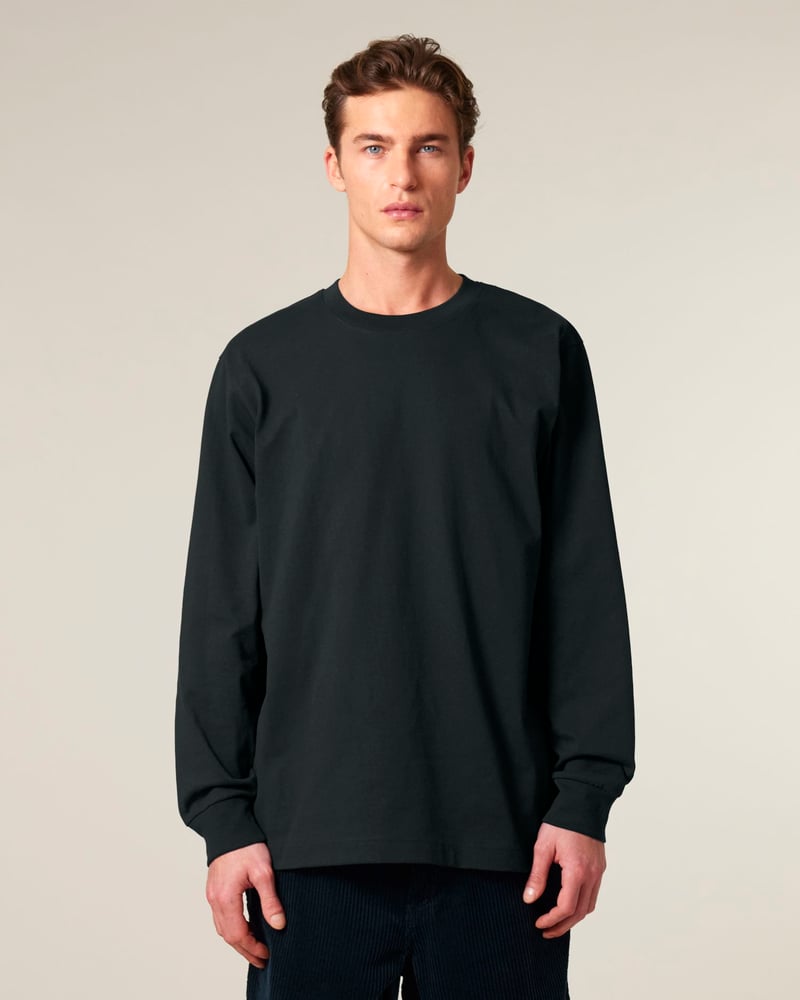 Stanley/Stella Freestyler Long Sleeve unisex pitkähihainen t-paita, relaxed fit, 240 g – Studio takaa