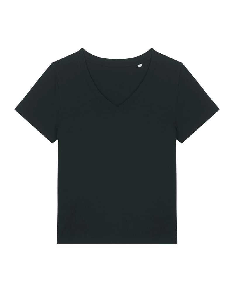 Stella Isla naisten v-pääntie t-paita, medium fit, 155 g – Studio takaa