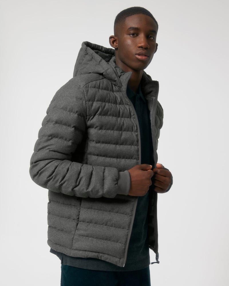 Stanley Voyager Wool-Like miesten toppatakki, fitted, 140 g – Studio edestä