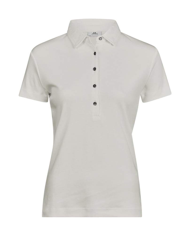 Tee Jays Pima Cotton Polo naisten pikeepaita – Packshot takaa