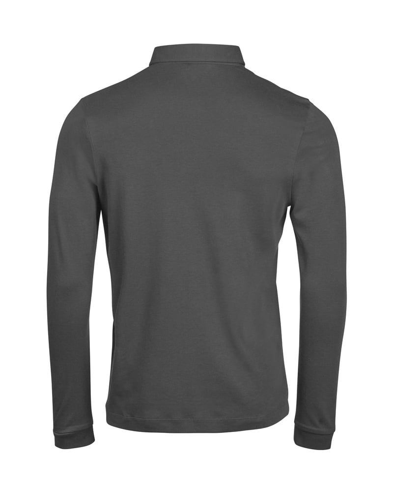 Tee Jays Pima Cotton Long Sleeve Polo miesten pikeepaita – Packshot edestä