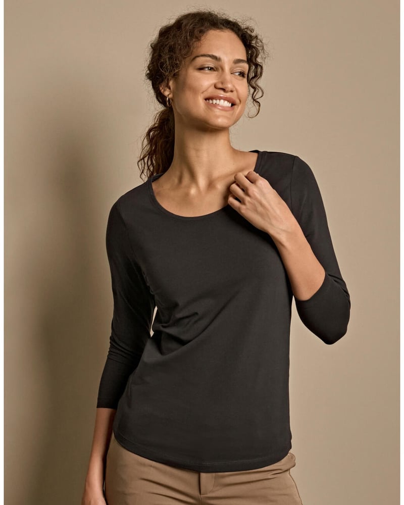 Tee Jays Stretch 3/4 Sleeve Tee naisten t-paita – Packshot edestä