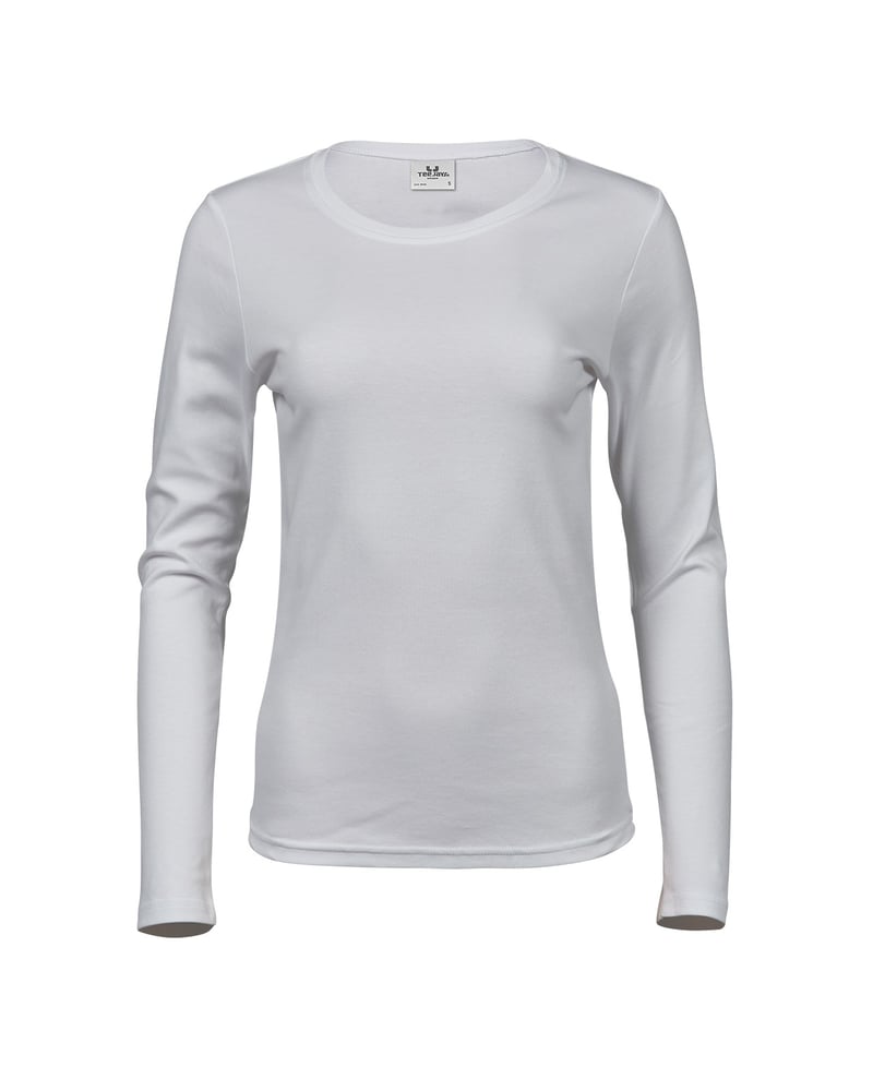 Tee Jays Long Sleeve Interlock Tee naisten t-paita – Studio edestä