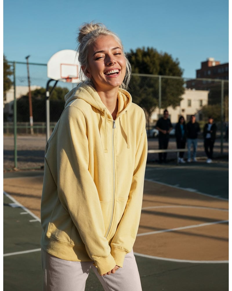 Untagged Movement Full Zip Hoodie vetoketjuhuppari – Packshot edestä