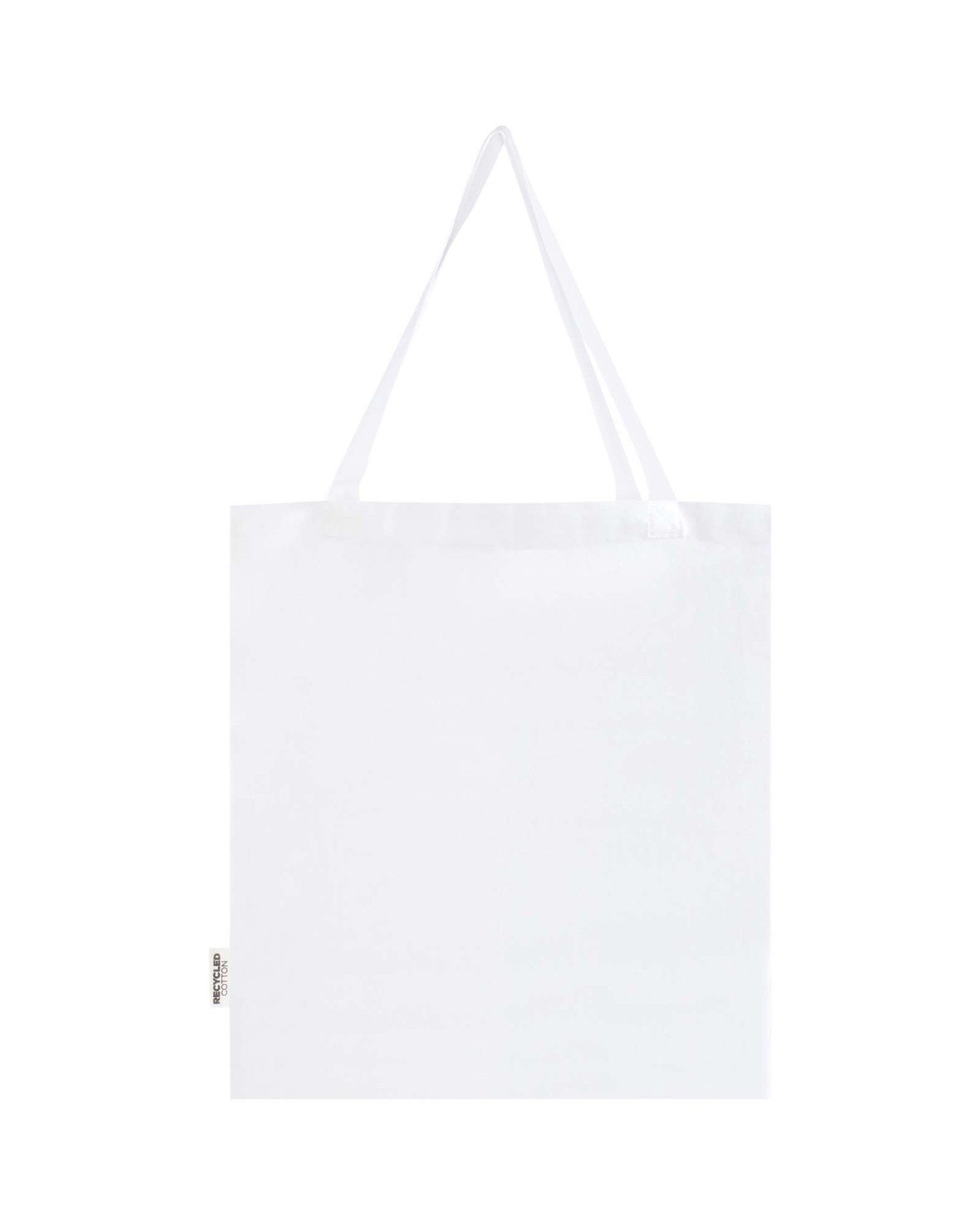 Madras 140 g/m² GRS-kierrätetystä puuvillasta valmistettu kassi levikkeillä 12L