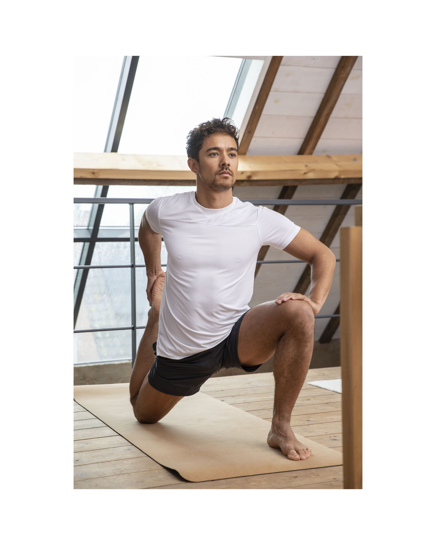 Borax miesten lyhythihainen GRS-kierrätetty cool fit t-paita